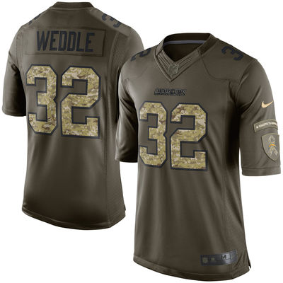 Men's San Diego Chargers 32 Eric Weddle Nike Green Salute To Service Limited Jersey Men's San Diego Chargers 32 Eric Weddle Nike Green Salute To Service Limited Jersey