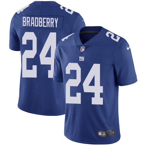 Nike Giants #24 James Bradberry Royal Blue Team Color Men's Stitched NFL Vapor Untouchable Limited Jersey Nike Giants #24 James Bradberry Royal Blue Team Color Men's Stitched NFL Vapor Untouchable Limited Jersey