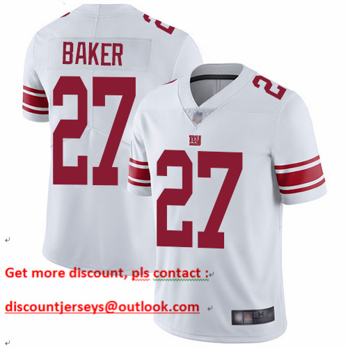Giants #27 Deandre Baker White Men's Stitched Football Vapor Untouchable Limited Jersey