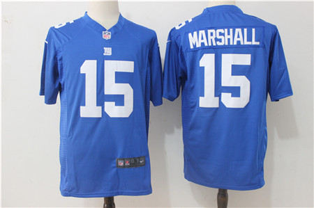Nike Giants #15 Brandon Marshall Midnight Blue Team Color Men's Stitched NFL New Game Jersey
