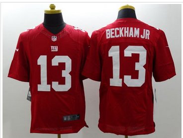New New York Giants #13 Odell Beckham Jr Red Alternate Men's Stitched NFL Elite