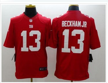New New York Giants #13 Odell Beckham Jr Red Alternate NFL Limited Jersey