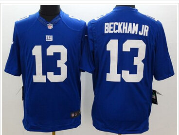 NEW Giants #13 Odell Beckham Jr Royal Blue Team Color Men's Stitched NFL Limited Jersey