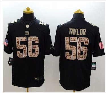 New New York Giants #56 Lawrence Taylor Black NFL Limited Salute to Service jersey