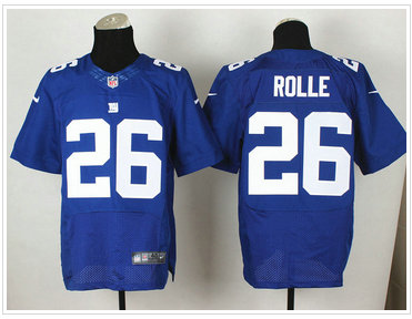 New York Giants #26 Antrel Rolle Royal Blue Team Color NFL Elite Jersey