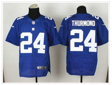 New York Giants #24 Walter Thurmond Royal Blue Team Color NFL Elite Jersey