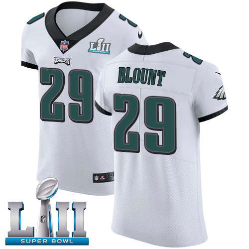Nike Eagles #29 LeGarrette Blount White Super Bowl LII Men's Stitched NFL Vapor Untouchable Elite Jersey Nike Eagles #29 LeGarrette Blount White Super Bowl LII Men's Stitched NFL Vapor Untouchable Elite Jersey