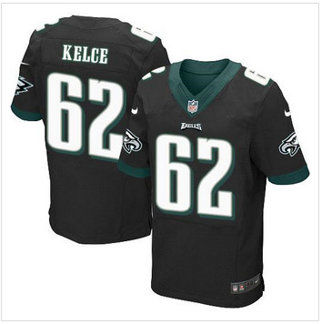 NEW Philadelphia Eagles #62 Jason Kelce Black Alternate Men's Stitched NFL New Elite Jersey NEW Philadelphia Eagles #62 Jason Kelce Black Alternate Men's Stitched NFL New Elite Jersey