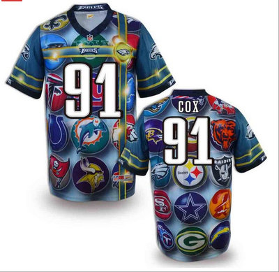 Philadelphia Eagles#91 Cox Valuable elite jeryseys (5)