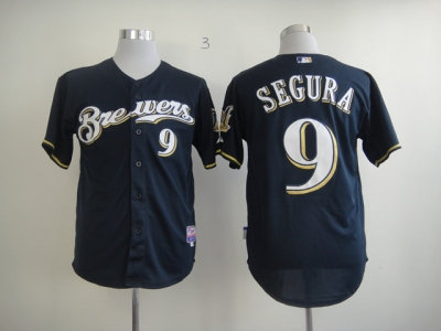 mlb jerseys milwaukee brewers #9 segura blue