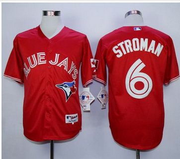 Toronto Blue Jays #6 Marcus Stroman Red Canada Day Stitched MLB Jersey Toronto Blue Jays #6 Marcus Stroman Red Canada Day Stitched MLB Jersey