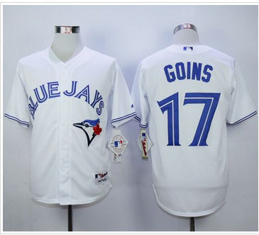 Toronto Blue Jays #17 Ryan Goins White Cool Base Stitched MLB Jersey Toronto Blue Jays #17 Ryan Goins White Cool Base Stitched MLB Jersey