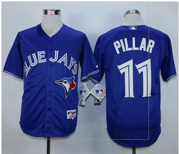 Toronto Blue Jays #11 Kevin Pillar Blue Cool Base Stitched MLB Jersey