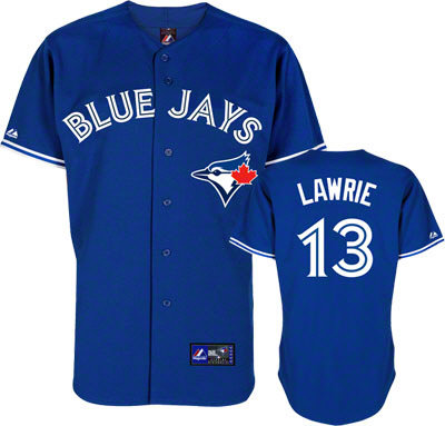 Brett Lawrie Jersey Alternate 13# Royal Toronto Blue Jays Jersey