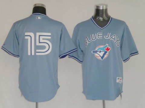 Toronto Blue Jays #15 Alex Rios Blue Jersey