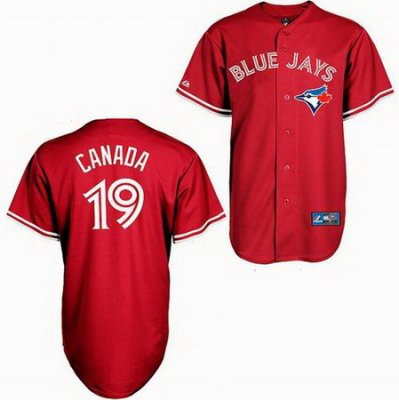 MLB jerseys Toronto Blue Jays 19 canada jerseys red