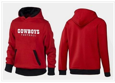 Dallas Cowboys English Version Pullover Hoodie Red & Black
