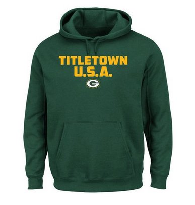 Green Bay Packers Majestic Hot Phrase Pullover Hoodie Green