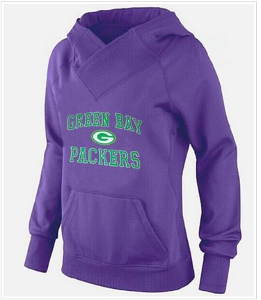 Women's Green Bay Packers Heart & Soul Pullover Hoodie Purple