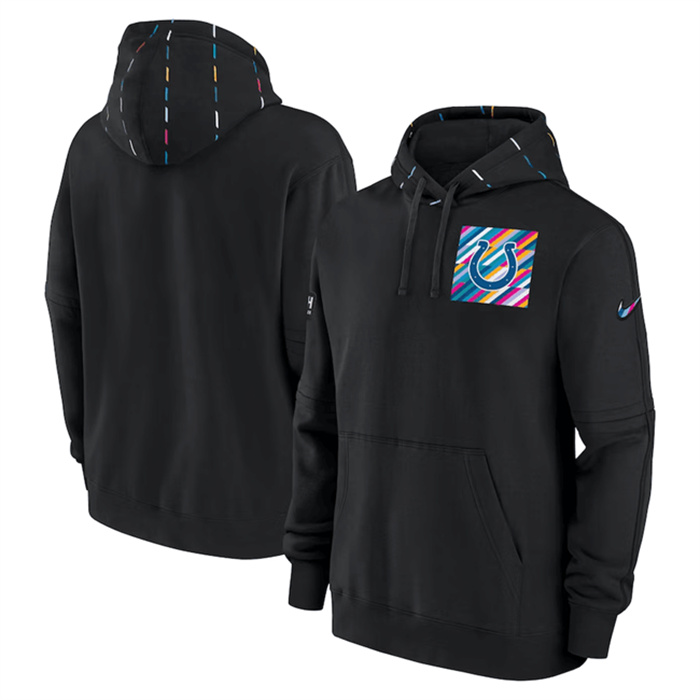 Men's Indianapolis Colts Black 2023 Crucial Catch Club Pullover Hoodie Men's Indianapolis Colts Black 2023 Crucial Catch Club Pullover Hoodie