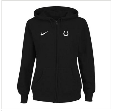 Women's NEW Indianapolis Colts Ladies Tailgater Full Zip Hoodie Black
