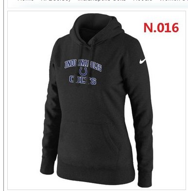 Women's NEW Indianapolis Colts Heart & Soul Pullover Hoodie Black