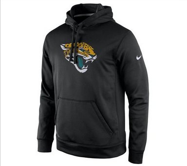 Men's Jacksonville Jaguars Nike Black Practice Performance Pullover Hoodie