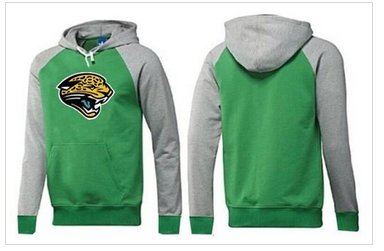 Jacksonville Jaguars Logo Pullover Hoodie Green & Grey Jacksonville Jaguars Logo Pullover Hoodie Green & Grey