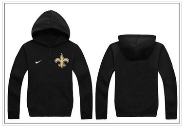 New New Orleans Saints Authentic Logo Hoodie Black