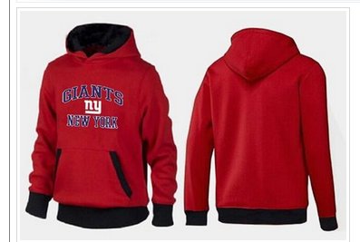 New York Giants Heart & Soul Pullover Hoodie Red & Black