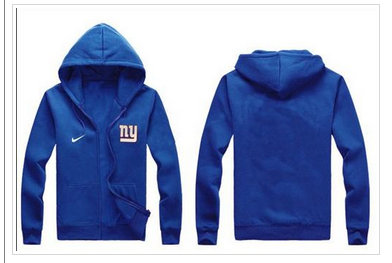New New York Giants Authentic Logo Hoodie Blue
