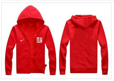 New New York Giants Authentic Logo Hoodie Red