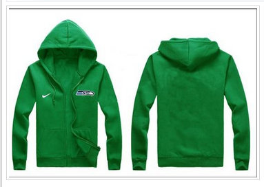 New Seattle Seahawks Authentic Logo Hoodie Green