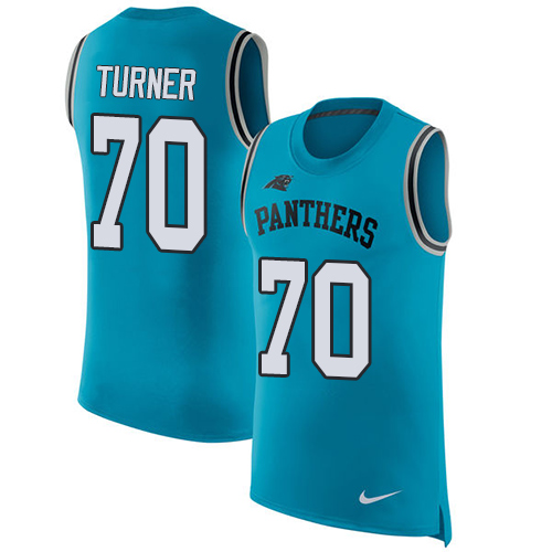 Nike Panthers #70 Trai Turner Blue Alternate Men's Stitched NFL Limited Rush Tank Top Jersey Nike Panthers #70 Trai Turner Blue Alternate Men's Stitched NFL Limited Rush Tank Top Jersey