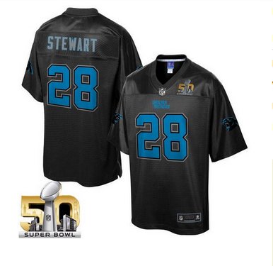 Nike Carolina Panthers #28 Jonathan Stewart Black Super Bowl 50 Men's NFL Pro Line Black Reverse Fashion Game Jersey Nike Carolina Panthers #28 Jonathan Stewart Black Super Bowl 50 Men's NFL Pro Line Black Reverse Fashion Game Jersey