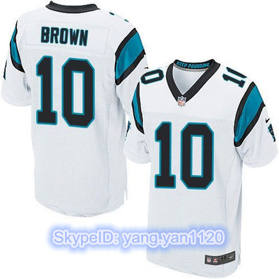 Nike Panthers #10 Corey Brown White Men's Stitched NFL Elite Jersey Nike Panthers #10 Corey Brown White Men's Stitched NFL Elite Jersey