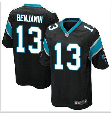 NEW NFL Carolina Panthers #13 Kelvin Benjamin Black Team Color NFL Game Jersey