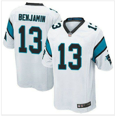 NEW NFL Carolina Panthers #13 Kelvin Benjamin White NFL Game Jersey