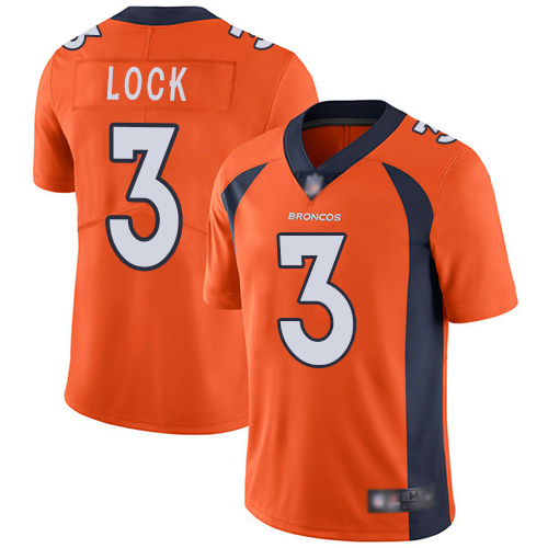 Broncos #3 Drew Lock Orange Team Color Men's Stitched Football Vapor Untouchable Limited Jersey Broncos #3 Drew Lock Orange Team Color Men's Stitched Football Vapor Untouchable Limited Jersey