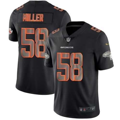 Nike Broncos #58 Von Miller Black Men's Stitched NFL Limited Rush Impact Jersey Nike Broncos #58 Von Miller Black Men's Stitched NFL Limited Rush Impact Jersey