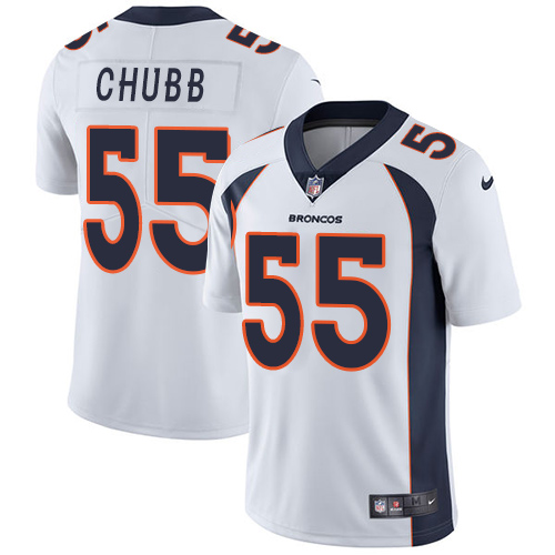 Nike Broncos #55 Bradley Chubb White Men's Stitched NFL Vapor Untouchable Limited Jersey Nike Broncos #55 Bradley Chubb White Men's Stitched NFL Vapor Untouchable Limited Jersey