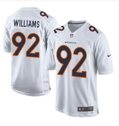 Nike Broncos #92 Sylvester Williams White Men's Stitched NFL Game Event Jersey