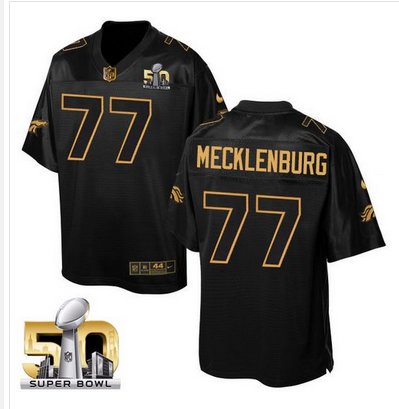 Nike Broncos #77 Karl Mecklenburg Black Super Bowl 50 Men's Stitched NFL Elite Pro Line Gold Collection Jersey Nike Broncos #77 Karl Mecklenburg Black Super Bowl 50 Men's Stitched NFL Elite Pro Line Gold Collection Jersey