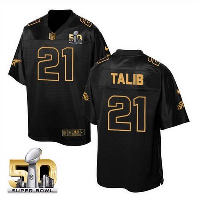 Nike Broncos #21 Aqib Talib Black Super Bowl 50 Men's Stitched NFL Elite Pro Line Gold Collection Jersey Nike Broncos #21 Aqib Talib Black Super Bowl 50 Men's Stitched NFL Elite Pro Line Gold Collection Jersey