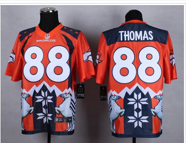 NEW Denver Broncos #88 Demaryius Thomas Orange NFL Elite Noble Fashion Jersey