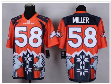 NEW Denver Broncos #58 Von Miller Orange NFL Elite Noble Fashion Jersey NEW Denver Broncos #58 Von Miller Orange NFL Elite Noble Fashion Jersey
