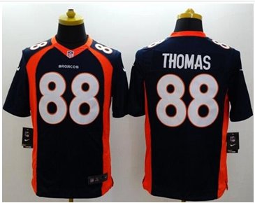 NEW Denver Broncos #88 Demaryius Thomas Navy Blue Alternate NFL New Limited Jersey