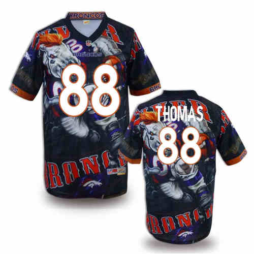New Denver Broncos 88 Demaryius Thomas Team Color Elite Fanatical Version Jerseys