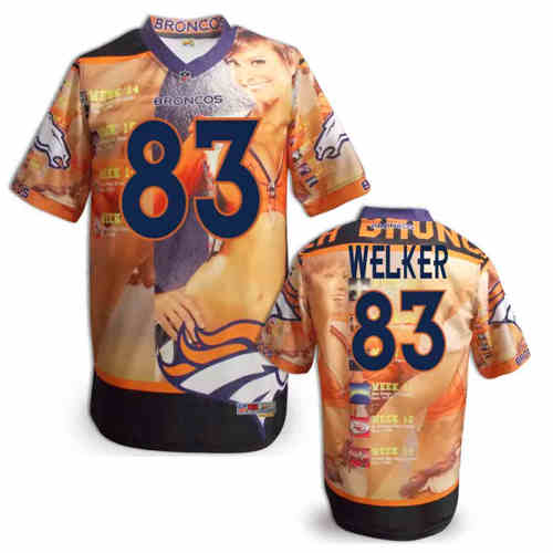 New Denver Broncos #83 Wes Welker Team Color NFL Elite Fanatical Version Jerseys New Denver Broncos #83 Wes Welker Team Color NFL Elite Fanatical Version Jerseys