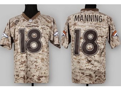 NEW Denver Broncos 18 Peyton Manning Camo US.Mccuu NFL Jerseys